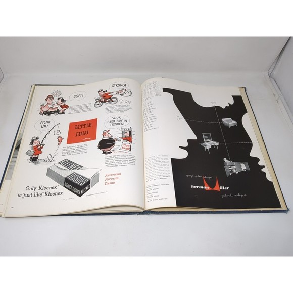 Vintage 1950 Best Advertising‎ Book Car Fashion Perfume Magazine Ads Design MCM - Picture 2 of 16